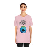 "Tree of Life, Buddha" Printed Unisex Jersey Short Sleeve Tee