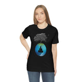 "Tree of Life, Buddha" Printed Unisex Jersey Short Sleeve Tee