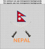 NEPAL LOGO MAGNET