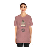 "Keep Calm and do Yoga" Printed Unisex Jersey Short Sleeve Tee