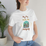 "My Dog Walks Me Everyday" Printed Unisex Jersey Short Sleeve Tee