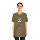 "Keep Calm and do Yoga" Printed Unisex Jersey Short Sleeve Tee