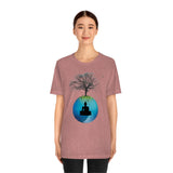 "Tree of Life, Buddha" Printed Unisex Jersey Short Sleeve Tee