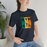 "GYM" Printed Unisex Jersey Short Sleeve Tee