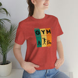 "GYM" Printed Unisex Jersey Short Sleeve Tee