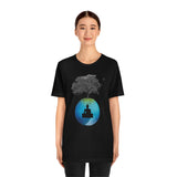 "Tree of Life, Buddha" Printed Unisex Jersey Short Sleeve Tee