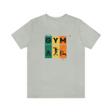 "GYM" Printed Unisex Jersey Short Sleeve Tee