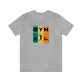 "GYM" Printed Unisex Jersey Short Sleeve Tee