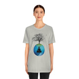 "Tree of Life, Buddha" Printed Unisex Jersey Short Sleeve Tee