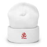 "OM NAMA SHIVAYA" Printed Cuffed Beanie