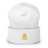 "OM NAMA SHIVAYA" Printed Cuffed Beanie