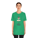 "Keep Calm and do Yoga" Printed Unisex Jersey Short Sleeve Tee