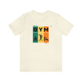 "GYM" Printed Unisex Jersey Short Sleeve Tee