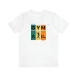 "GYM" Printed Unisex Jersey Short Sleeve Tee