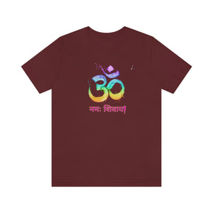 "Om Nama Shivaya" Printed Unisex Jersey Short Sleeve Tee