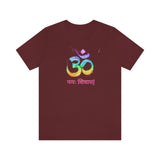 "Om Nama Shivaya" Printed Unisex Jersey Short Sleeve Tee