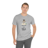 "Keep Calm and do Yoga" Printed Unisex Jersey Short Sleeve Tee