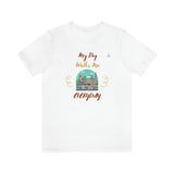 "My Dog Walks Me Everyday" Printed Unisex Jersey Short Sleeve Tee