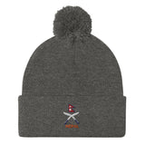 "Nepal Logo" Printed Pom-Pom Beanie