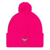 "Nepal Logo" Printed Pom-Pom Beanie